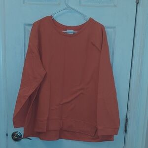 Rust Orange Ava & Viv Sweatshirt